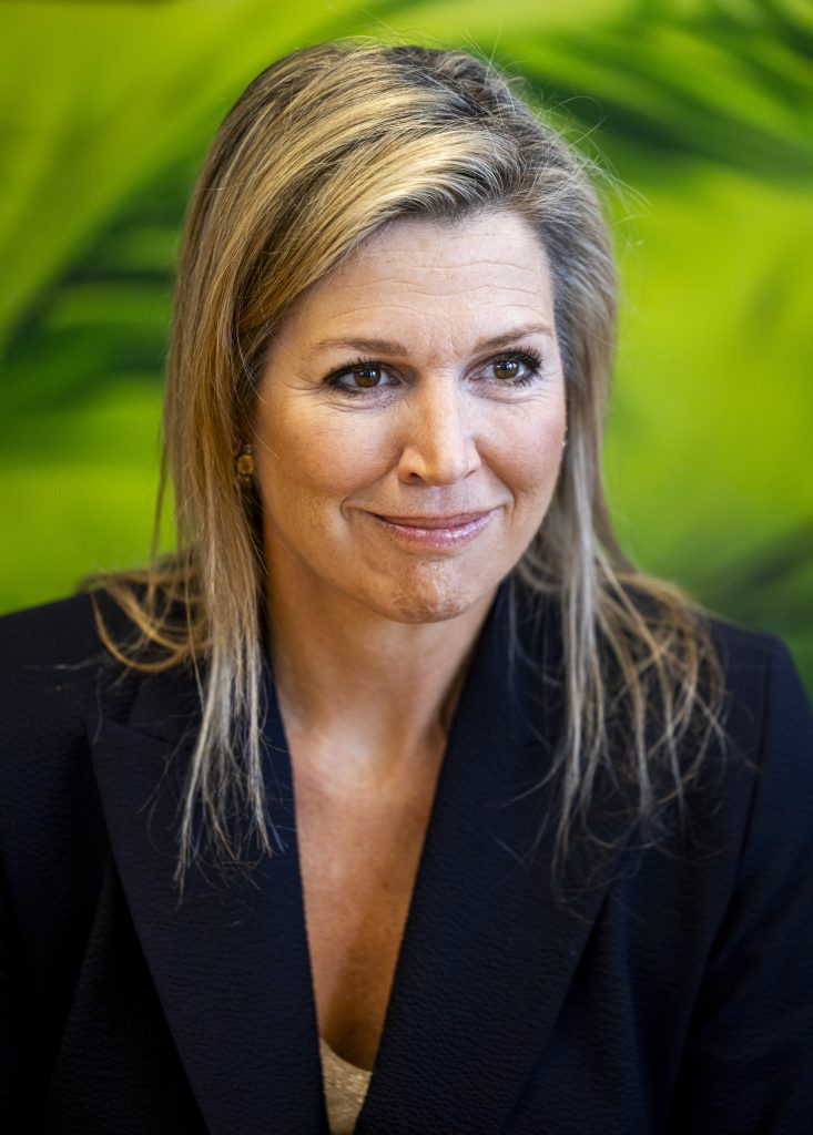 Queen Maxima Visits Blijf Group In Almere