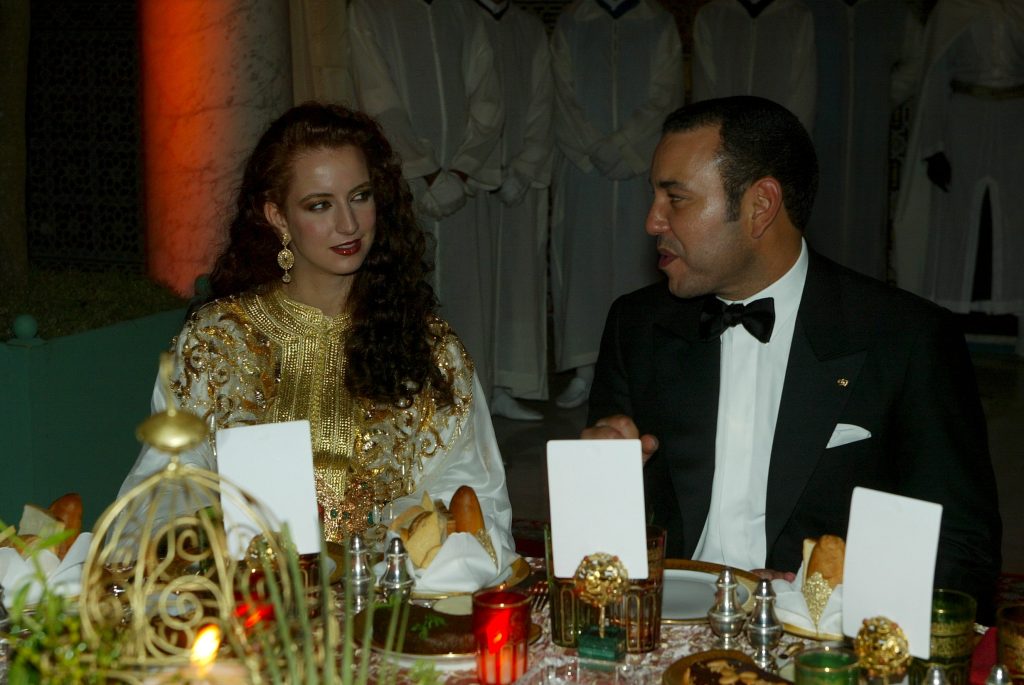 Mohammed Vi And His Wife Salma At The Marrakech Film Festival In Morocco On September 19, 2002.