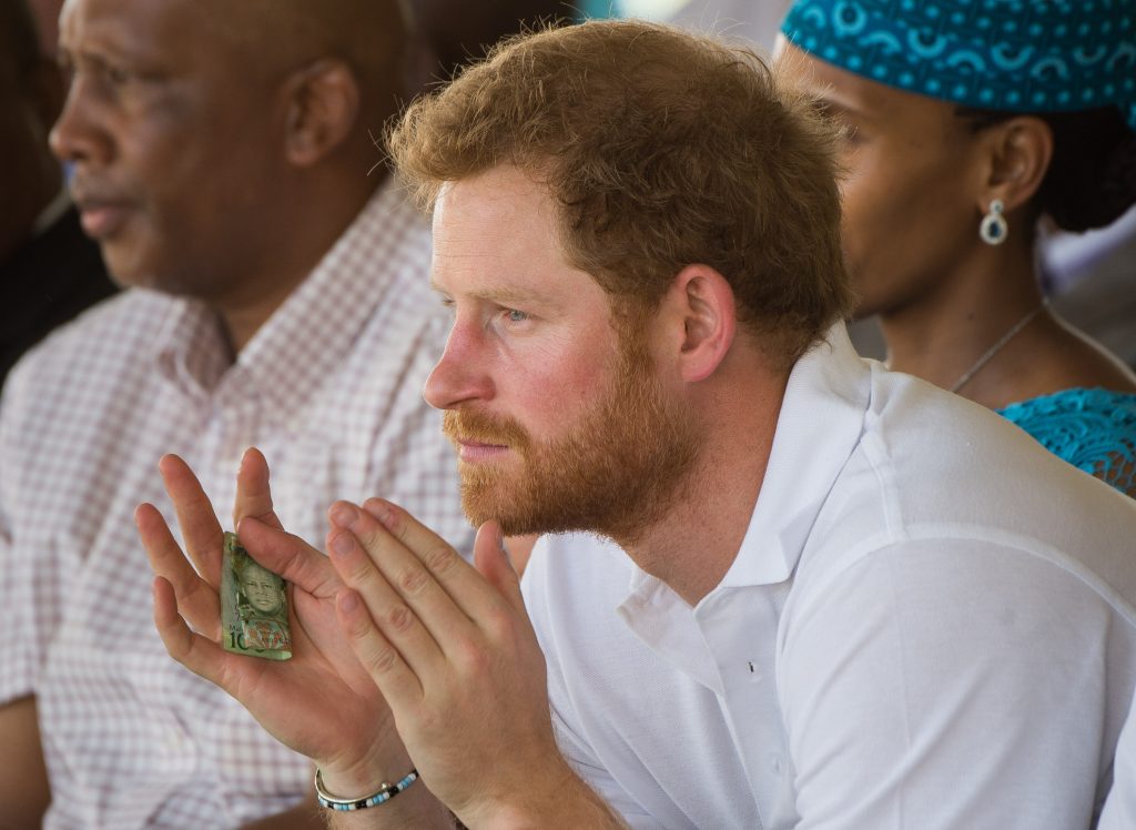 Prince Harry Visits Africa Day 1