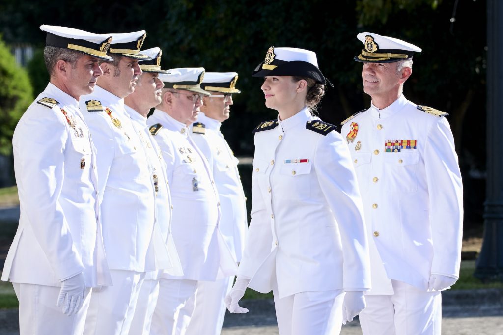 Princess Leonor Enters The Naval Military School Of Mar√≠n