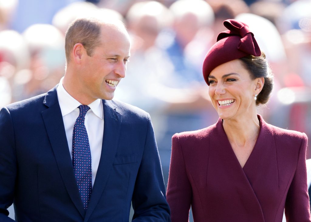 The Prince And Princess Of Wales Commemorate The Life Of Queen Elizabeth Ii