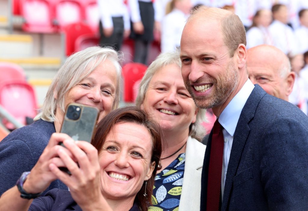 Prince William In South Wales, Uk.