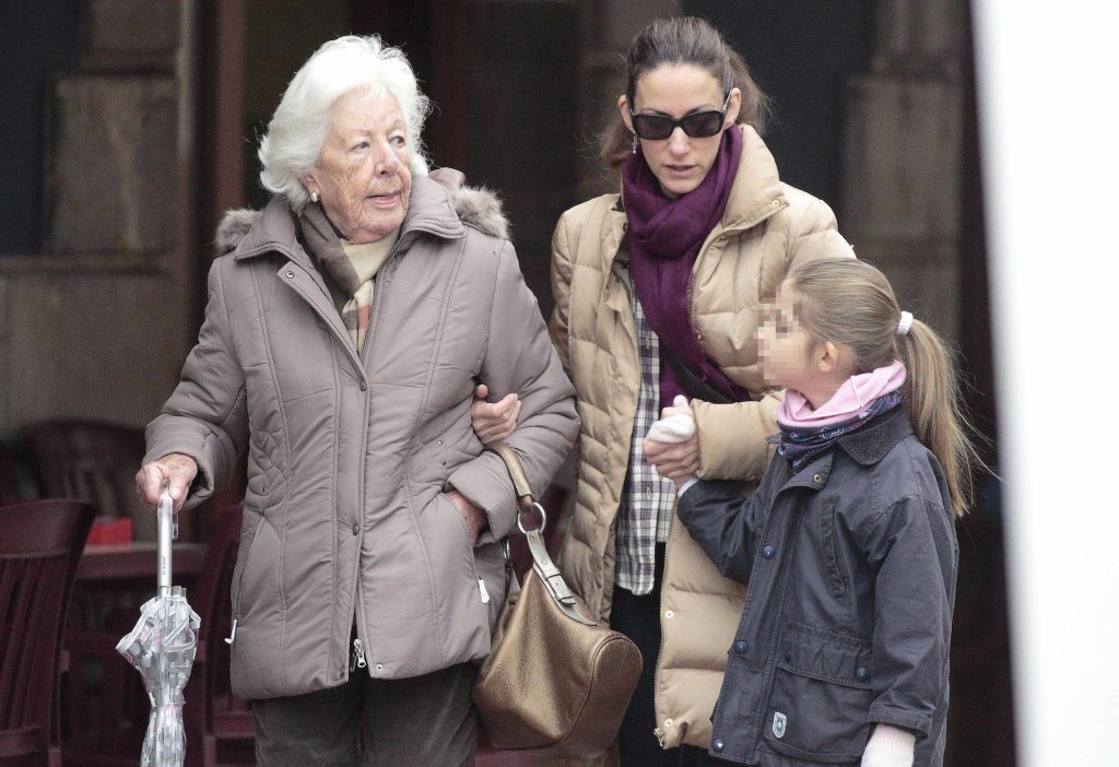 Queen Letizia's Family Sighting In Asturias January 04, 2016