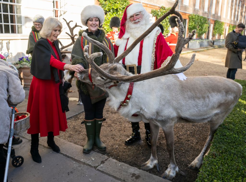 The Queen Consort Invites Children To Decorate The Clarence House Christmas Tree