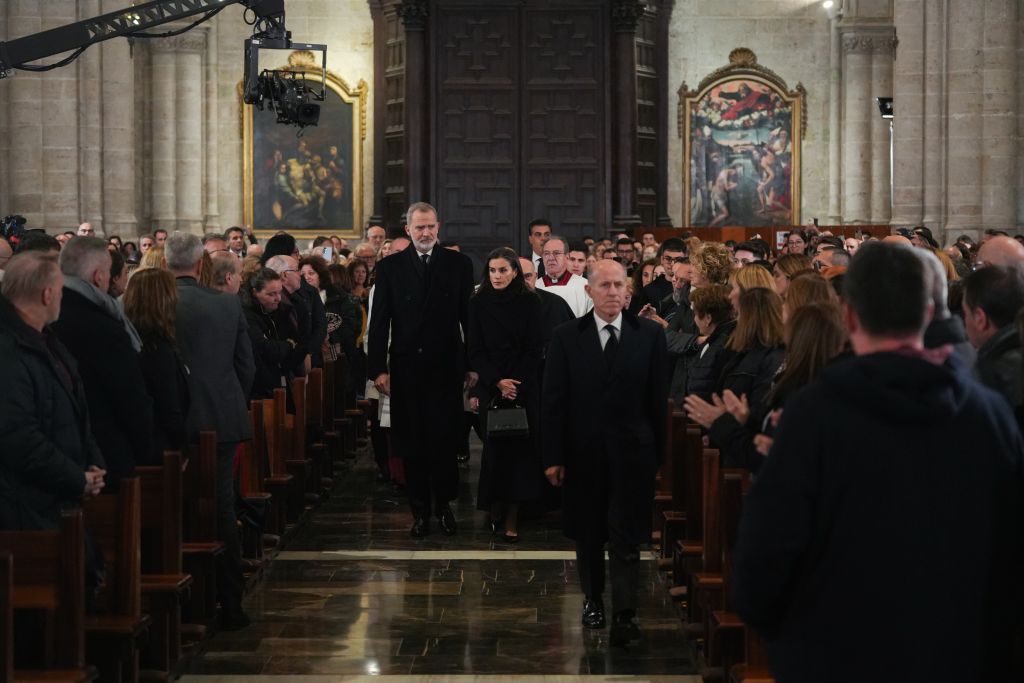 Funeral Mass For The Deceased Of The Dana In Valencia