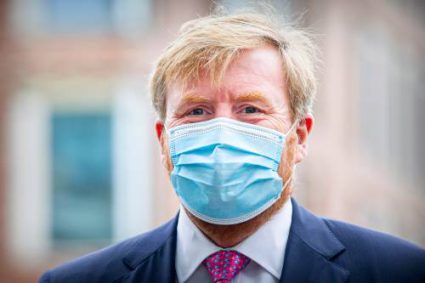 Koning Bezoekt Covid Afdeling Westeinde