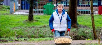 Koning Helpt Mee Tijdens Nldoet