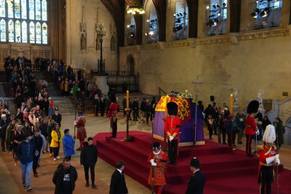 Dignitaries Attend Lying In State Of Queen Elizabeth Ii Saturday