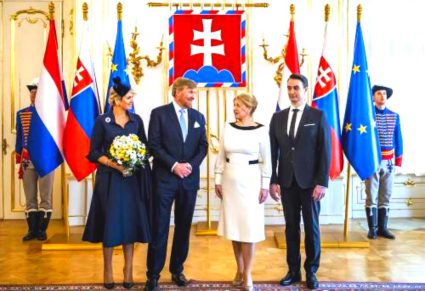 Willem Alexander En Maxima In Bratislava