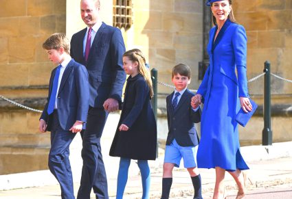 George, William. Kate, Charlotte, Louis.