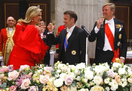 Maxima, Macron En Willem Alexander