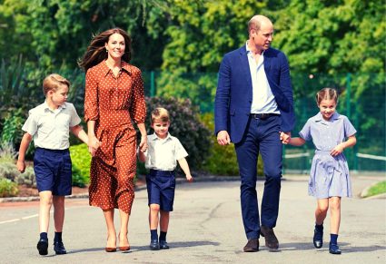 George, Kate, Louis, William, Charlotte