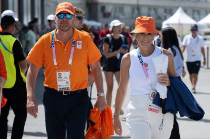 Willem-Alexander en Maxima Paris 2024 Rowing