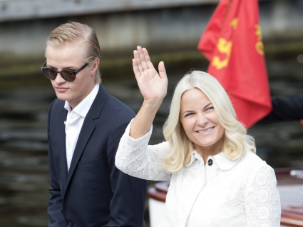 Mette Marit En Zoon Marius Noorwegen