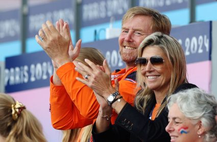 Willem Alexander en Maxima Hockey Olympic Games Paris 2024: Day 1