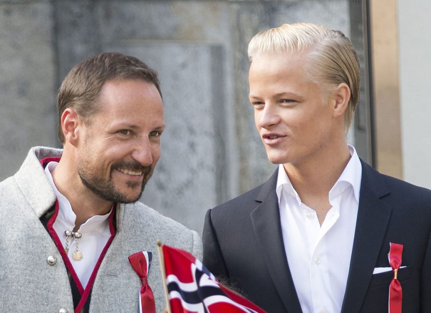 Haakon en Marius bij Norway National Day